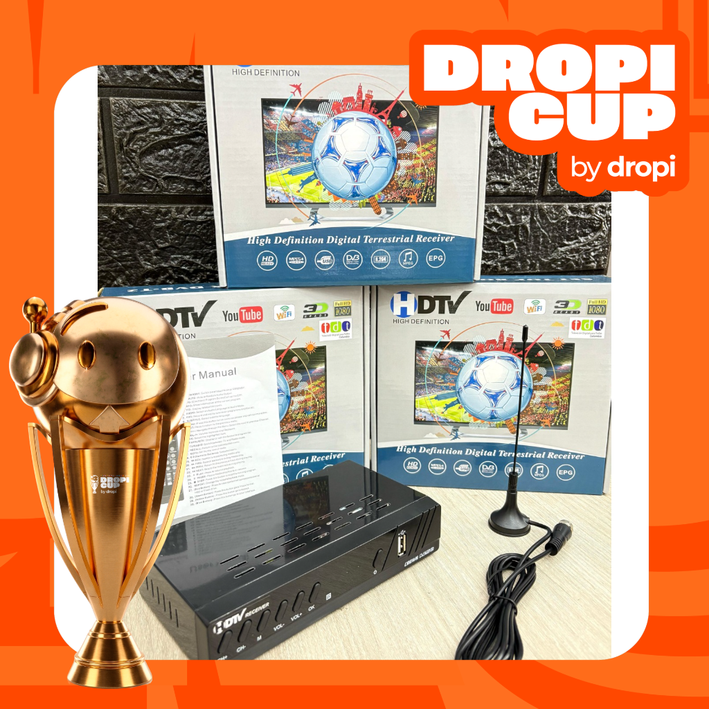 DECODIFICADOR TDT DVB-T2 DROPI CUP